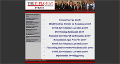Desktop Screenshot of events.thediplomat.ro