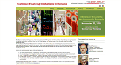 Desktop Screenshot of health2011.thediplomat.ro