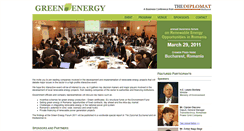 Desktop Screenshot of greenenergy.thediplomat.ro